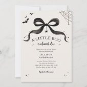 Spooky Baby Shower Halloween Einladung (Vorderseite)