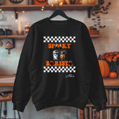 Spooky Barista Personalisierter Name Halloween-Ges Sweatshirt