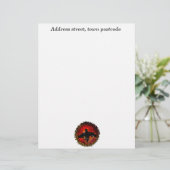 Spooky Bat Briefbogen (Stehend Vorderseite)