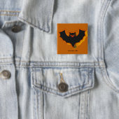 Spooky Bat Halloween Button | Orange Theme (Beispiel)