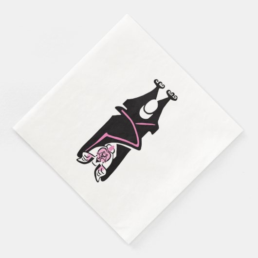 Spooky BAT - Halloween Serviette (Ecke)
