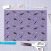 Spooky Bat & Skulls Pattern Halloween-Tissue Seidenpapier (Handwerk)