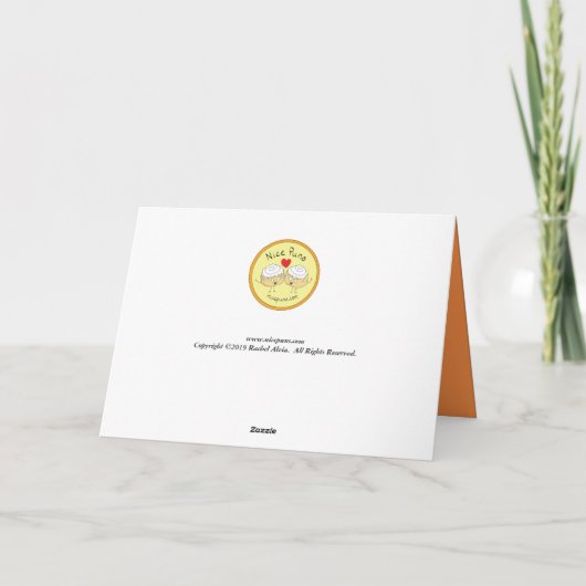 Spooky Bat Sweet - Halloween Grußkarte Karte (Rückseite)