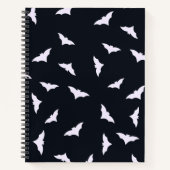 Spooky Bats Black Halloween-Notebook Notizblock (Vorderseite)