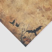 Spooky Bats Eerie Crow Halloween Decoupage Seidenpapier (Ausschnitt)
