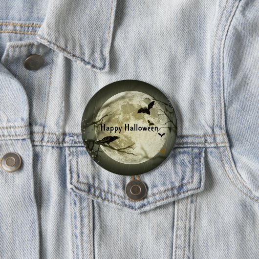 Spooky Bats Halloween Button (Beispiel)