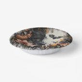 Spooky Bats Halloween Pappteller (Gewinkelt)