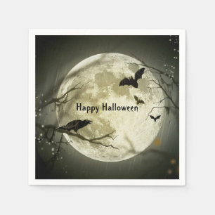 Spooky Bats Halloween Serviette