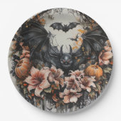 Spooky Bats Halloween Teller (Vorderseite)