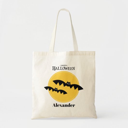 Spooky Bats Halloween Tragetasche (Vorne)