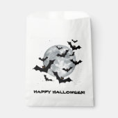 Spooky Bats Happy Halloween Party Geschenktütchen (Vorderseite)