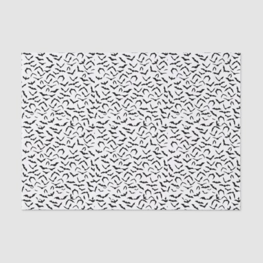 Spooky Bats Tissue Paper Seidenpapier (Vorderseite)