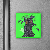 Spooky Baum mit Halloween Friends Magnet