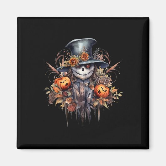 Spooky Beängstigend Halloween Ghost Magnet (Vorne)