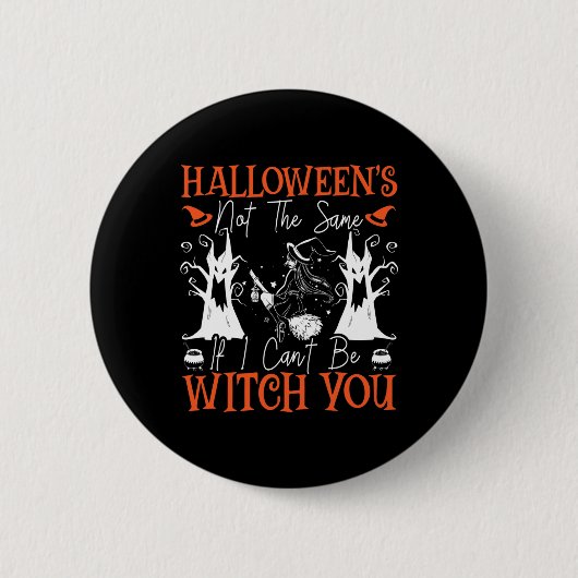 Spooky Beängstigend Night Beängstigend HexenHallow Button (Vorderseite)