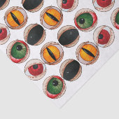 Spooky beängstigenden Zombie Gothie Augen hallowee Seidenpapier (Ausschnitt)