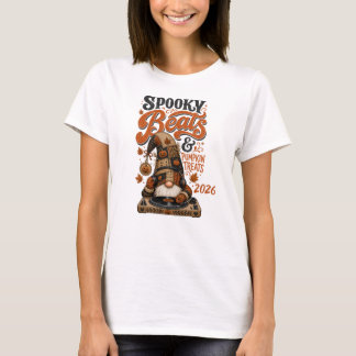 Spooky Beats DJ Gnom T-Shirt | Halloween Herbst