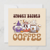 Spooky Before Coffee - Funny Ghost Kaffee Brew (Vorderseite)