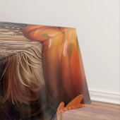 Spooky Biewer Terrier Halloween Hexe und Pumpkin Tischdecke (Beispiel)