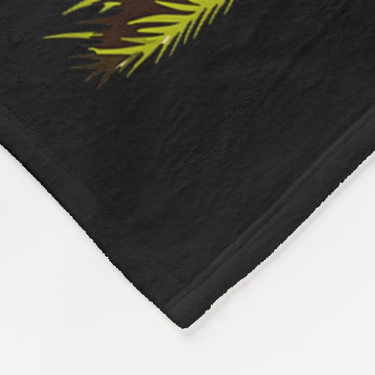 Spooky Bigfoot Halloween Pumpkin Funny Halloween S Fleecedecke (Ecke)