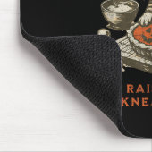 Spooky Biscuits Club Cat, lustiges Halloween Baker Mousepad (Ecke)