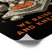 Spooky Biscuits Club Cat, lustiges Halloween Baker Poster (Ecke)