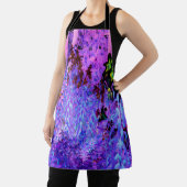 Spooky Black and Crimson Lily Garden Landschaft Schürze (InSitu)