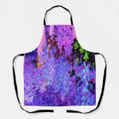 Spooky Black and Crimson Lily Garden Landschaft Schürze (Vorderseite)