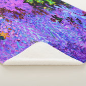 Spooky Black and Crimson Lily Garden Landschaft Sherpadecke (3/4)