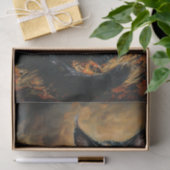 Spooky Black Cat Halloween Decoupage Seidenpapier (Geschenk)