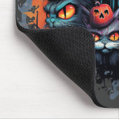 Spooky Black Cat Mousepad (Ecke)