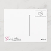 Spooky Black Cat, Pumpkin Halloween Postkarte (Rückseite)