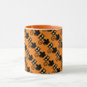 Spooky Black Cat Tasse (Zentrum)