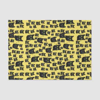 Spooky Black Cats Seidenpapier