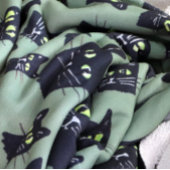 Spooky Black Cats Sherpadecke