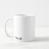 Spooky Black Celestial Snake Design Kaffeetasse (Links)