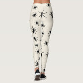 Spooky Black Spiders Leggings (Rückseite)