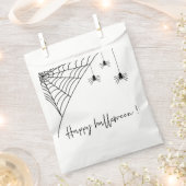 Spooky Black Spiders Party | Frohe Halloween Geschenktütchen (Ausgeschnitten)