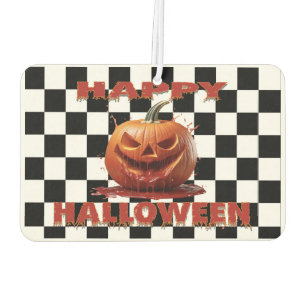 Spooky Bloody Pumpkin Halloween Autolufterfrischer
