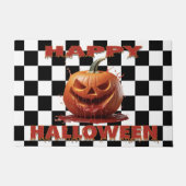 Spooky Bloody Pumpkin Halloween Fußmatte (Vorderseite)