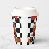 Spooky Bloody Pumpkin Halloween Pappbecher (Rechts)