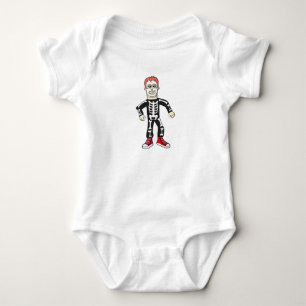 Spooky Bones Baby Strampler