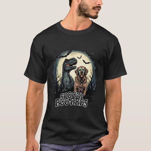 Spooky Boo Bros Mens T Rex Retriever Shirt (Vorderseite)