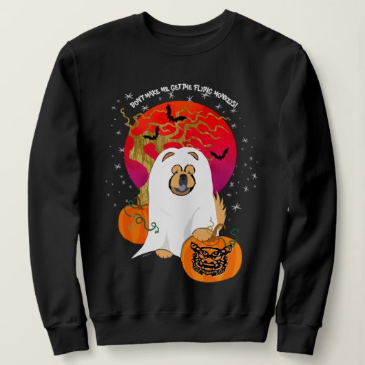 SPOOKY BOO-DOG dunkle Shirts - Text anpassen (Design vorne)