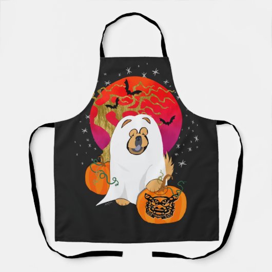 SPOOKY BOO-DOG Grooming/Koch Schürze (Vorderseite)