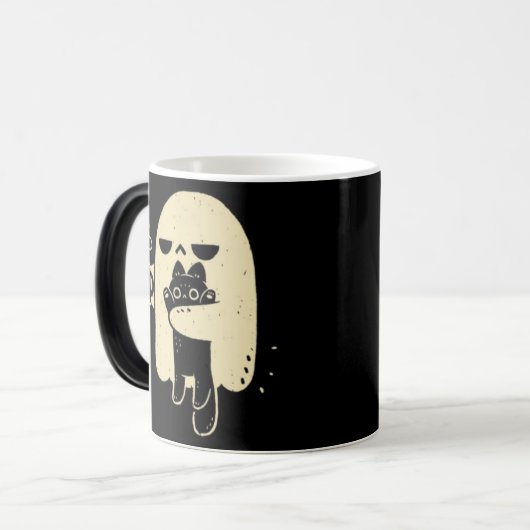 Spooky Boo Ghost Coffee Tasse - Funny Halloween-Ge (Vorderseite Links)