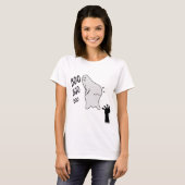 Spooky Boo Ghost Halloween Funny Novelty Shirt (Vorne ganz)