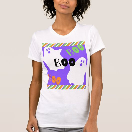 Spooky Boo Ghost T-Shirt (Vorderseite)