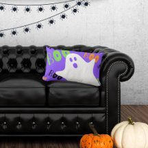 Spooky Boo Ghost Throw Kissen