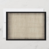 Spooky BOO Gothic Halloween-Party Einladung (Rückseite)